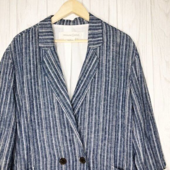 TREASURE & BOND Relaxed Double Breasted Blazer - Picture 5 of 8